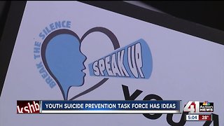 Kansas task force makes recommendations to combat teen suicide