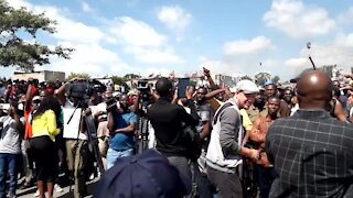SOUTH AFRICA - Johannesburg - Alexander protest (videos) (7nP)