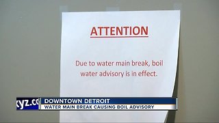Downtown Detroit boil water advisory affecting Auto Show visitors