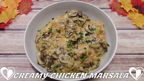 Creamy Chicken Marsala | Tasty ITALIAN Recipe TUTORIAL