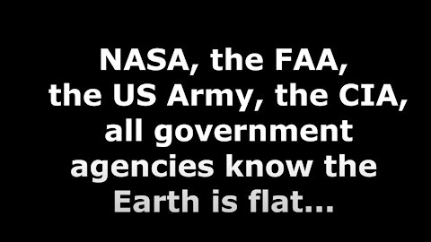 FLAT EARTH-AMAZING PROOF THAT THE EARTH IS FLAT.