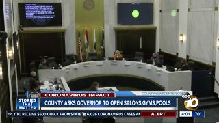 County asks governor to open salons, gyms, pools