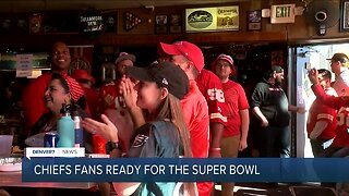 Chiefs fans take over Denver bar