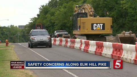 Crash Raises Safety Concerns Along Elm Hill Pike