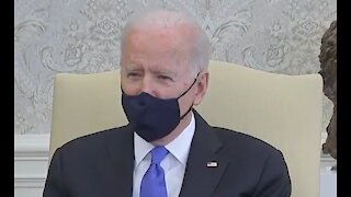 Biden: It's "Neanderthal Thinking" to Reopen Businesses and Take Off Masks