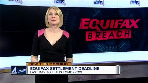 Deadline to file Equifax claim is Jan. 22