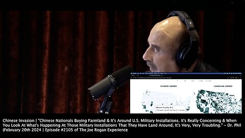 Chinese Invasion | "Chinese Nationals Buying Farmland & It's Around U.S. Military Installations. It's Really Concerning & When You Look At What's Happening At Those Military Installations That They Have Land Around, It's V