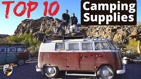 You Need These 10 Things When Camping in a Bus or a Van!