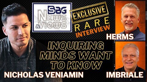 Nicholas Veniamin On The Hot Seat" Hosted By Lewis Herms & Robert Imbriale