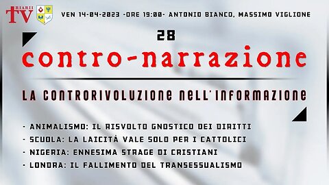 CONTRO-NARRAZIONE NR.28 - Antonio Bianco, Massimo Viglione.