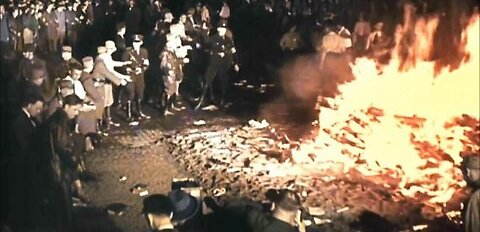 Next time someone talks about National Socialist book burning, show them this video