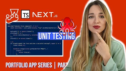 Mastering Unit Testing in Next.js & TypeScript | Portfolio App #3