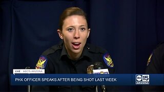 Phoenix officers speaks out after being shot during call