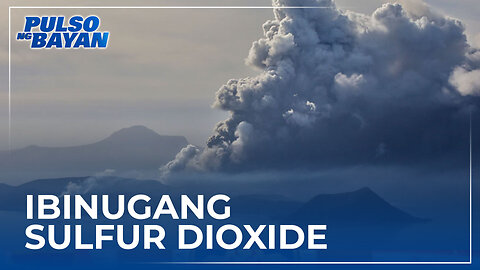 Sulfur dioxide na ibinubuga ng taal volcano, bumaba −PHIVOLCS