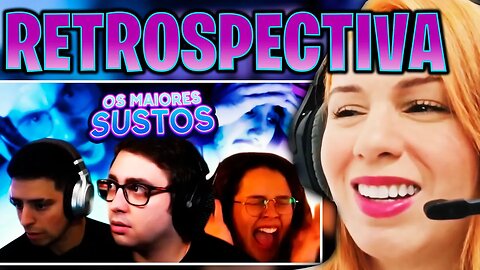 OS MAIORES SUSTOS EM LIVE (SUSTOS ENGRAÇADOS) - Retrospectiva Streamers 2022 - REACT