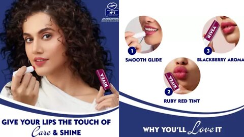 NIVEA Tinted Lip Balm: Overview and Demo