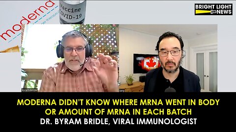 Moderna Admits Not Knowing Where mRNA Went in Body or Amount of mRNA in Each Batch -Dr. Byram Bridle