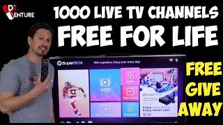 1000 + CHANNELS FULLY LOADED ANDROID BOX REVIEW | SUPERBOX