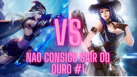 Triste Vida de ADC - Rumo ao Platina - League of Legends - Ashe vs Cait