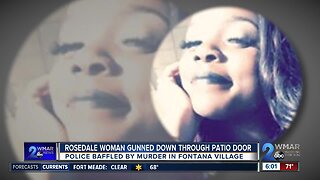Rosedale woman gunned down through patio door