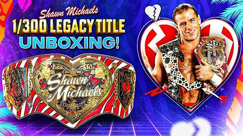 Shawn Michaels Legacy Championship Title Belt