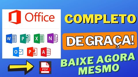 COMO BAIXAR PACOTE OFFICE DE GRAÇA! Word, Excel e Powerpoint pdf grátis