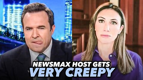Creepy Newsmax Host Licks His Lips While Gushing Over Alina Habba