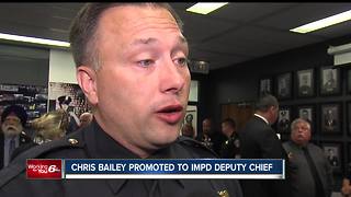 Chris Bailey promoted to IMPD Deputy Chief following James Waters' death