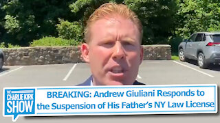 BREAKING: Andrew Giuliani Responds to the Suspension of His Father’s NY Law License
