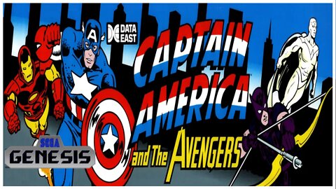Start to Finish: 'Captain America and the Avengers' gameplay for Sega Genesis - Retro Game Clipping