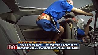 Seat belts: Not just for the front seat