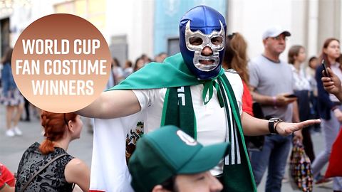 Which fans won best dressed at the World Cup?