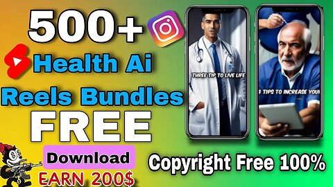 500+ Ai Health Reels Bundles Free Download | Reels Bundles Free Download 100% | Earn Money Video