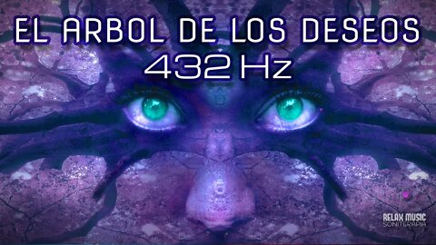432 Hz - HERMOSA MUSICA PODEROSA 💙 MUSICA RELAJANTE - CALMAR TU MENTE - ARBOL DE LOS DESEOS