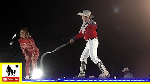 Trick Roping & Riding w Rider Kiesner and Bethany Iles - 2022 Champions Challenge Xtreme Roughstock