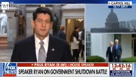 After CNN's Wolf Blitzer Blames Republicans for Gov't Shutdown, Paul Ryan Sets Him Straight (C)