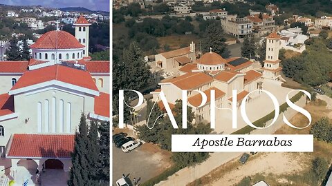 Apostle Barnabas Mesogi Paphos Stunning Aerial Drone Footage