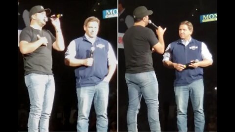 Luke Bryan Invited Ron DeSantis On Stage During His Last concert. It Went Like This..😳