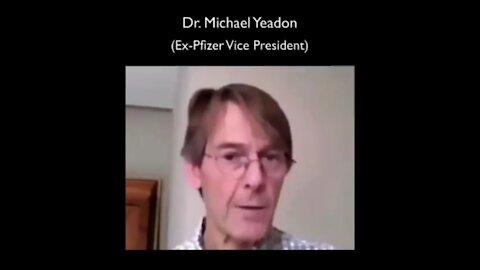 Former Pfizer VP Dr. Michael Yeadon: "Something Very Smelly is Going on"