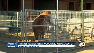 Thieves target Helen Woodward Animal Center