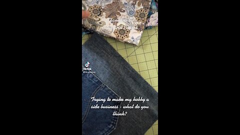 Paisley and upcycled jeans make beautiful bags