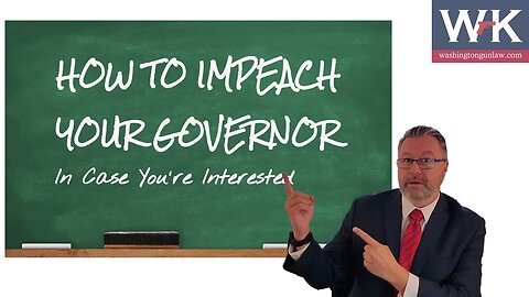 How to Impeach Your Governor (New Mexico Style)