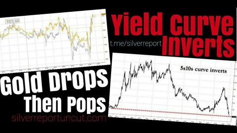 Yield Curve Inverts As Fed Displays Their Policy Error, Gold Drops Then Pops With Crypto And Stocks