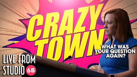 Crazy Town - Jen Psaki Forgets the Question!!