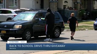 Drive-thru back to school giveaway in Buffalo Saturday
