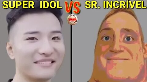 SUPER IDOL vs SR. INCRÍVEL (PERTURBADOS). #memesbr #srincrivelmemes #superidolmeme