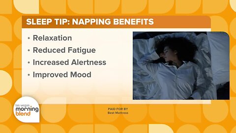 SLEEP TIP OF THE DAY: Benefits Of Napping