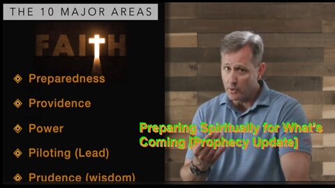 Preparing Spiritually For What's Coming Prophecy Update 8-4-22 - By Brandon Holthaus