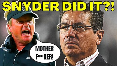 Jon Gruden Emails May Have Been LEAKED by COMMANDERS OWNER DAN SNYDER per ESPN Report!