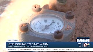 Struggling to Stay Warm: Vinita family having trouble getting propane for heat
